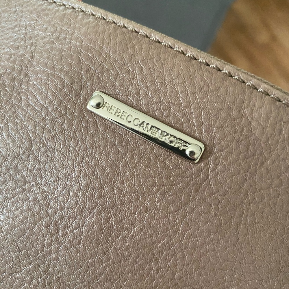 Rebecca Minkoff taupe multizip crossbody bag - Picture 5 of 11